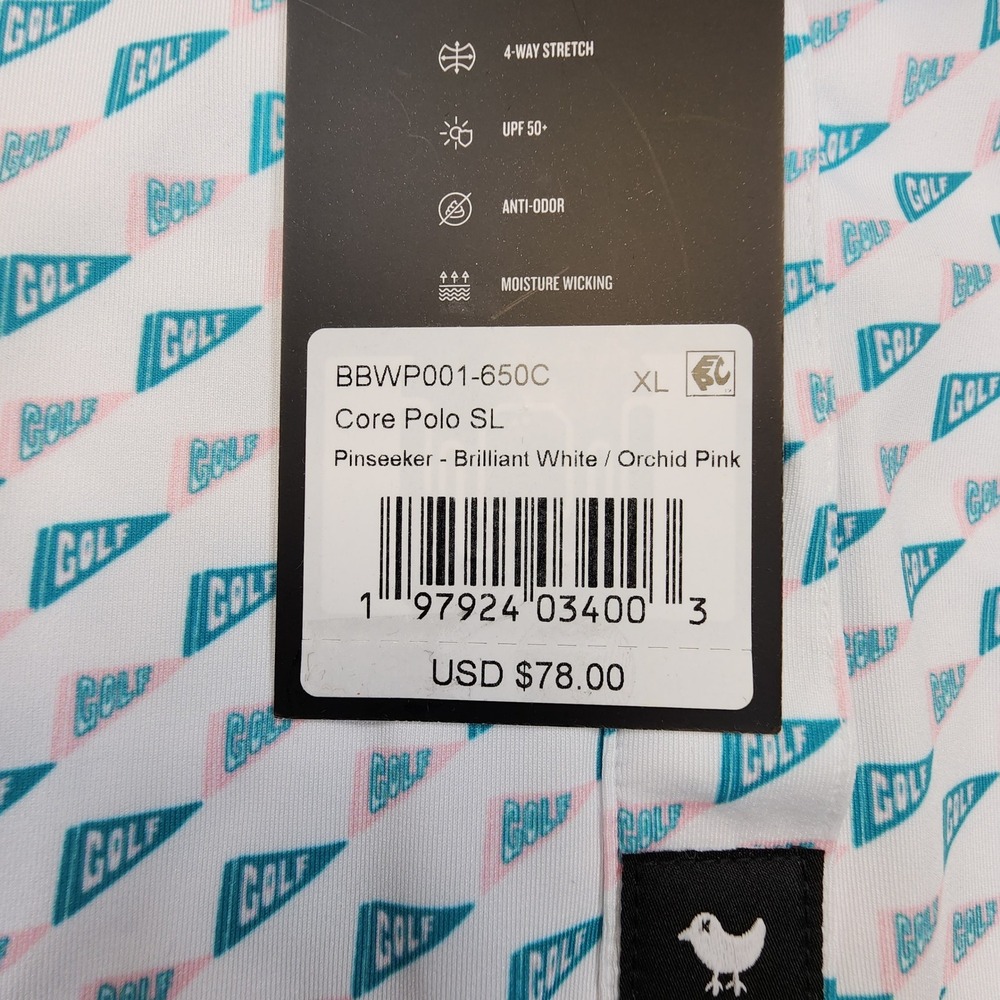 Bad Birdie Pinseeker Polo Womens XL Sleeveless Golf Tennis Shirt NEW PLEASE READ - Picture 6 of 9